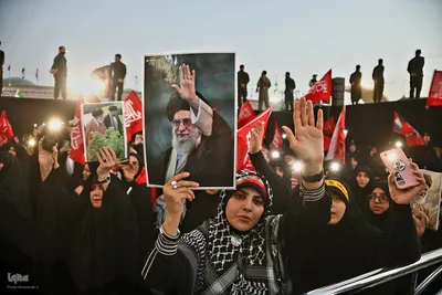 تشییع رهبر شهید در قم 