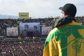 شرکت صدها هزار نفر در مراسم تشییع سید حسن نصرالله در لبنان 