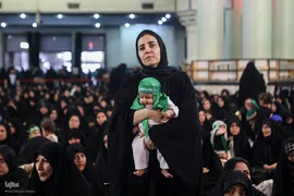 مراسم شیرخوارگان حسینی در حرم عبدالعظیم حسنی