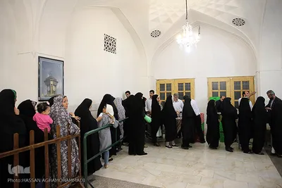 سفره افطار حضرت عبدالعظیم حسنی (ع)
