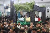 عکس | تشییع پیکر مطهر شهید گمنام در اسدآباد