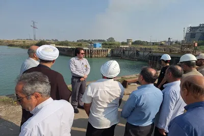 بازدید خانوادگی کارکنان نهاد ریاست جمهوری از نیروگاه شهید سلیمی نکا در قالب اردوی راهیان پیشرفت