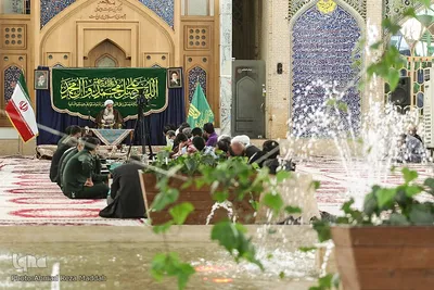 محفل انس و تفسیر قرآن در مسجد جامع شهدا شیراز