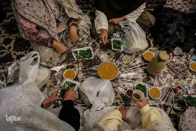 مراسم اعتکاف در حرم امام رضا(ع)
