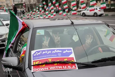 راهپیمایی ماشینی ۲۲بهمن