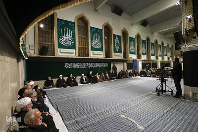 مراسم عزاداری شام شهادت حضرت فاطمه زهرا (س) در حسینه امام خمینی