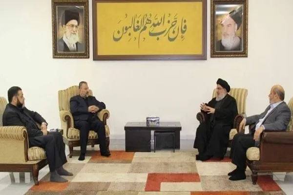 بیانیه حزب‌الله درباره دیدار سید حسن نصرالله با هیئتی از حماس