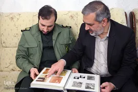 دیدار نمایندگان جامعه قرآنی با خانواده شهید طالب طاهری