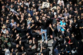 مراسم تشییع پیکر شهید محسن حججی در تهران