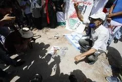 Watunisia waandamana nje ya ubalozi wa UAE kupigana mapatano na Israel