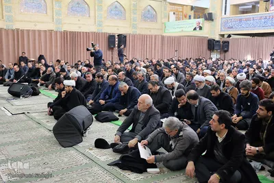 مراسم بزرگداشت شهید سپهبد قاسم سلیمانی و یاران مجاهدش در مسجد دانشگاه تبریز