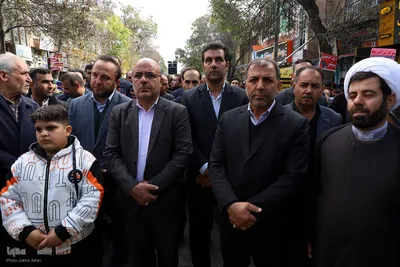 راهپیمایی روز ۱۳ آبان در شهرستان اهر