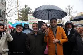 کاروان قرآنی انقلاب در راهپیمایی یوم الله 22بهمن شاهرود