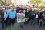 خروش مردم ساری در محکومیت گروه‌های اغتشاشگر و تروریست‌