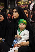 مراسم شیرخارگان حسینی در حسینیه اعظم زنجان