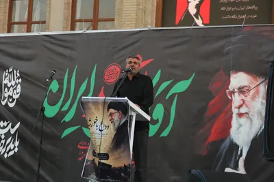 آیین باشکوه جاماندگان تشییع آقای شهید ایران در همدان