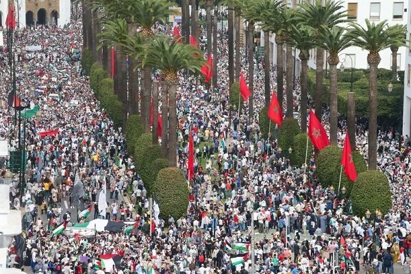 Fas'ta Gazze'ye destek gösterisi düzenlendi