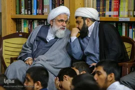 چهارمین آیین عمامه‌گذاری شماری از طلاب و همچنین جشن حفظ کل قرآن کریم گروهی دیگر از طلاب مدرسه علمیه دارالسلام