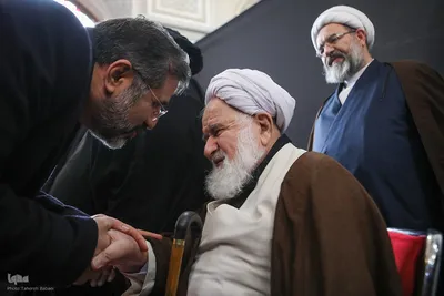 مراسم تشییع پیکر مطهر آیت‌الله امامی کاشانی
