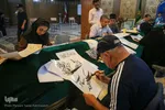 مشق شب قدر در حرم شاهچراغ