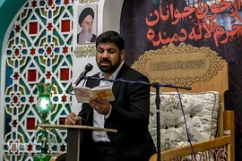 استقبال از پیکر شهید مدافع امنیت در حرم مطهر شاهچراغ(ع)