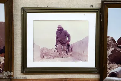 شهید چمران در منطقه جنگی