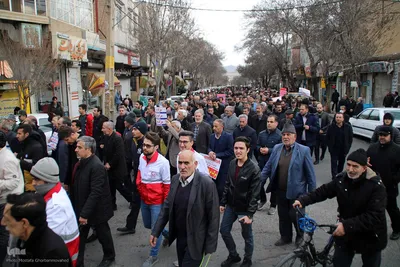 راهپیمایی محکومیت حمله تروریستی کرمان
