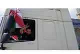 تجدید بیعت کامیون‌داران شهر ماماهان همدان با رهبری