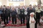 اقامه نماز عید قربان در مسجد ملا اسماعیل یزد