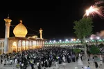 شب میلاد امام رضا در حرم شاهچراغ (ع)‎‎