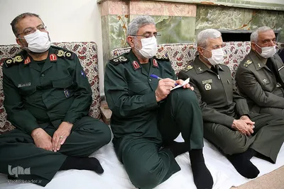 دیدار جمعی از فرماندهان ارشد نیروهای مسلح با رهبر معظم انقلاب
