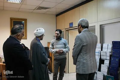 بازدید حجت الاسلام مهدی شیخ، عضو کمیسیون فرهنگی مجلس از ایکنا