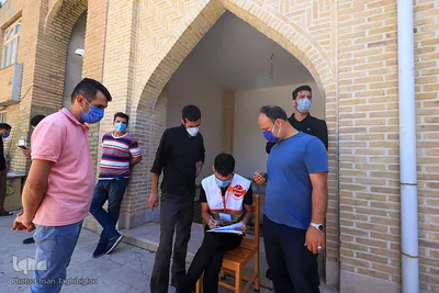 واکسیناسیون بازاریان در زنجان‎‎
