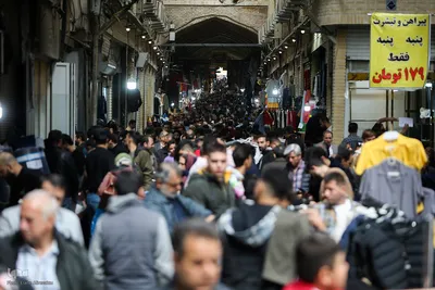 حال و هوای بازار تهران در شب عید