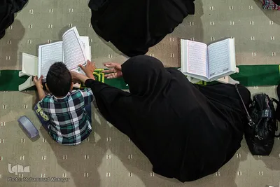 جزءخوانی قرآن کریم در مسجد جامع خرمشهر 