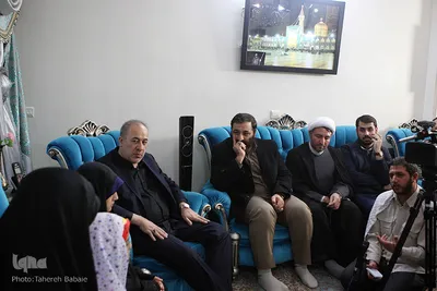دیدار صالحی با خانواده شهید اویدالاثر مدافع حرم مرتضی کریمی
