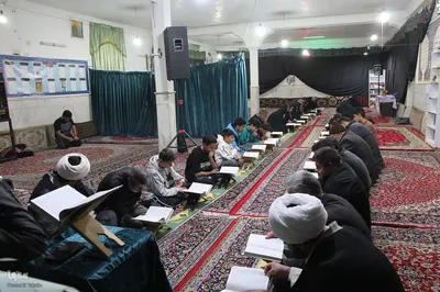 محفل انس با قرآن به یاد شهدای اقتدار در ملایر ‎
