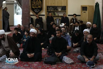 عزاداری روز شهادت امام رضا در دفتر مراجع