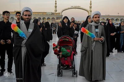 تجدید بیعت طلاب با صاحب الزمان(عج) در مسجد جمکران