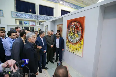 بازدید سیدعباس صالحی، وزیر فرهنگ و ارشاد اسلامی از بیست و هفتمین نمایشگاه قرآن کریم