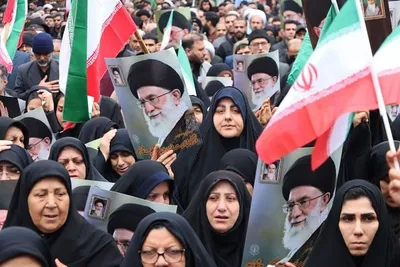 اجتماع مردم ساری در سوگ رهبر شهید خود، امام خامنه‌ای (ره)