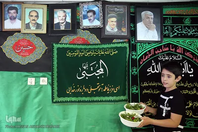 سفره افطاری هیئت حضرت ابوالفضل(ع) بلوار ابوذر تهران