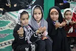 تجلیل از فعالان طرح تربیت ۳۱۳ حافظ قرآن در روستای موسویه خراسان جنوبی