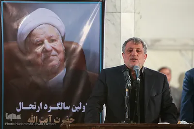 محسن هاشمی در مراسم بزرگداشت آیت الله هاشمی رفسنجانی
