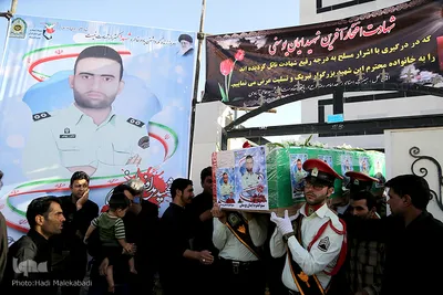 تشییع پیکر شهید " ایمان یوسفی " در بیرجند