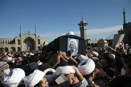 مراسم تشییع پیکر آیت الله مصباح یزدی در قم