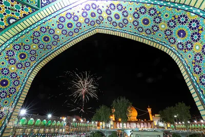 جشن نیمه شعبان در حرم مطهر شاهچراغ(ع)