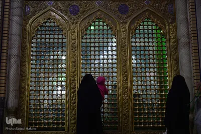 حرم کریمه اهل بیت(س) در شب میلاد جواد الائمه(ع)