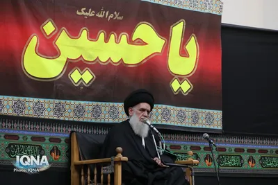 عزاداری روز شهادت امام رضا در دفتر مراجع