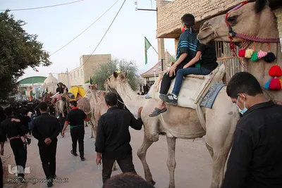 کاروان عزاداری محرم شهر شاهدیه یزد